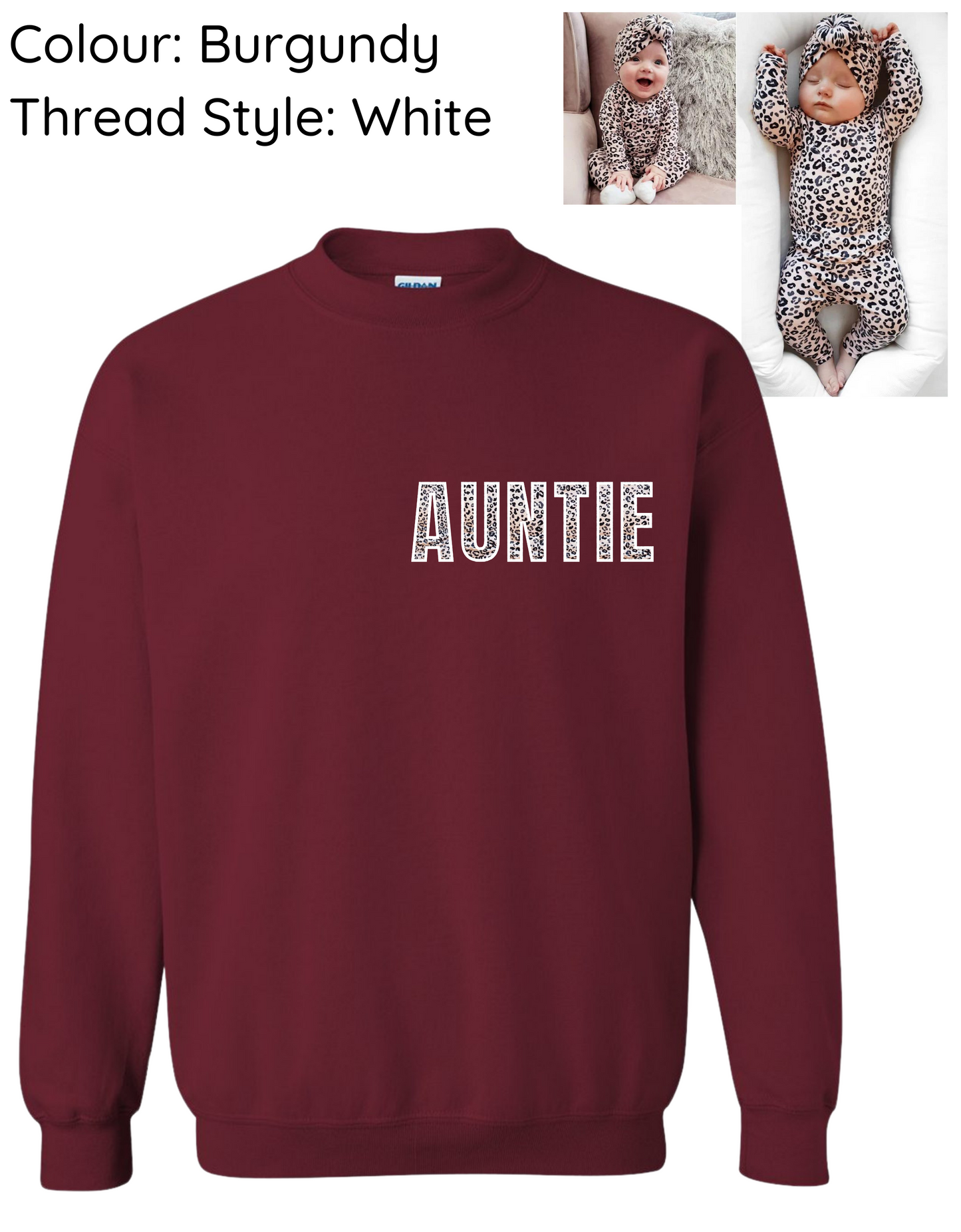 !! LIMITED TIME ONLY !! AUNTIE CUSTOM KEEPSAKE CREWNECK SWEATSHIRT