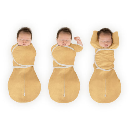 Heathered Gold - SwaddleDesigns - Omni Swaddle Sack Newborn 0-3 Mo: Small 0-3 Mo