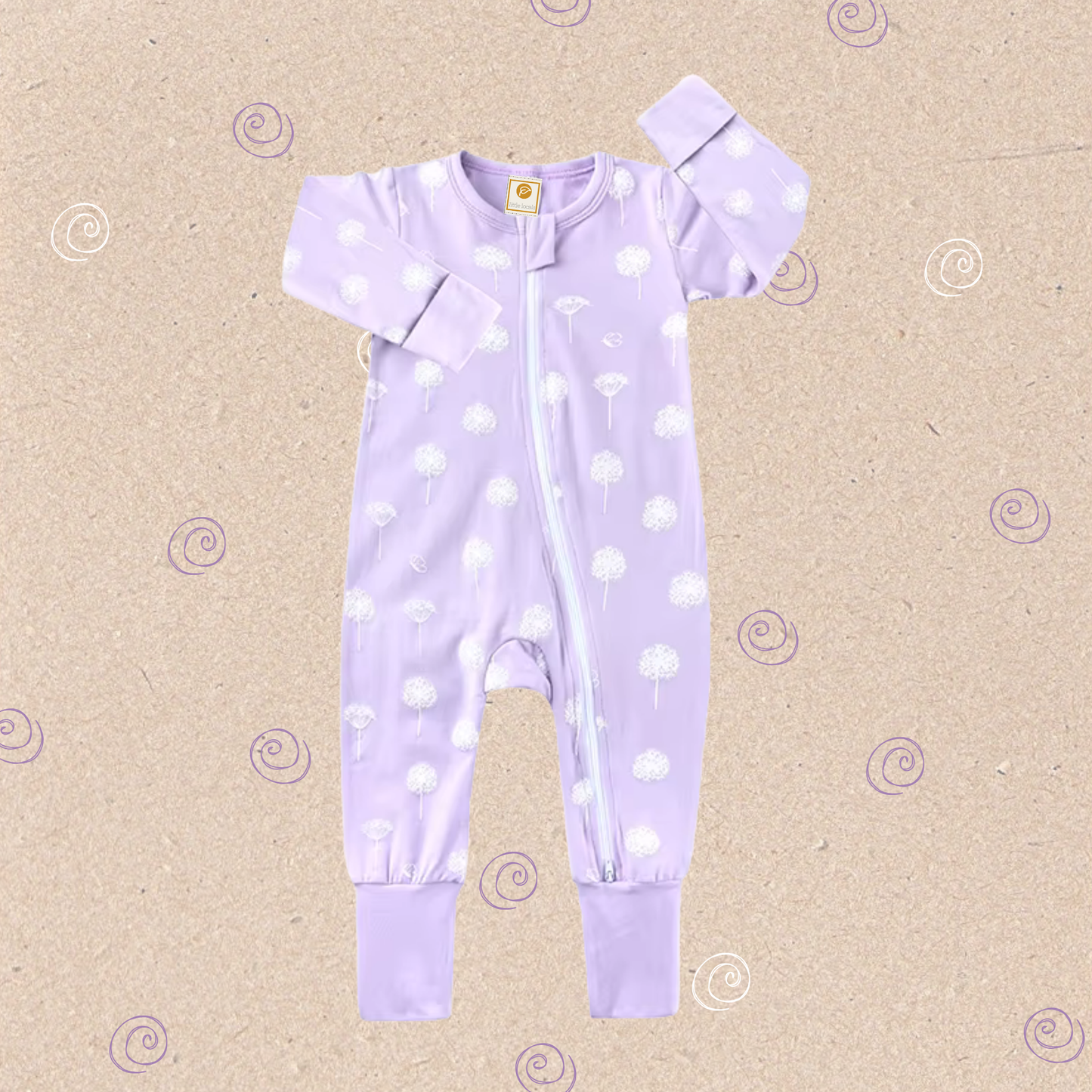 ✨PRE-SALE✨ Little Locals Romper - LILAC PUFFS