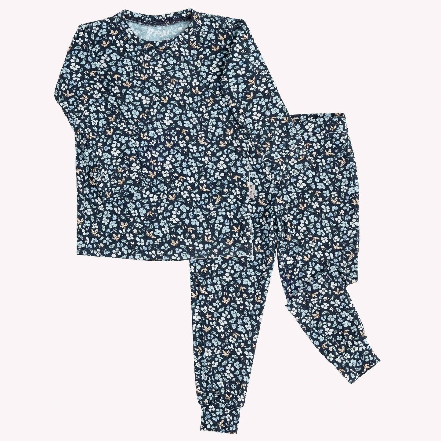 Pip + Phee - 2 Piece Bamboo Sets | LE Prints: Navy Floral / 18-24M