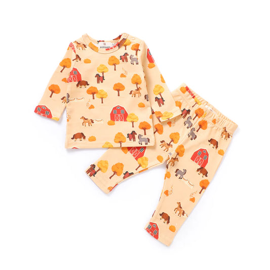 Autumn Farm Organic Cotton Baby & Toddler Two-Piece Set