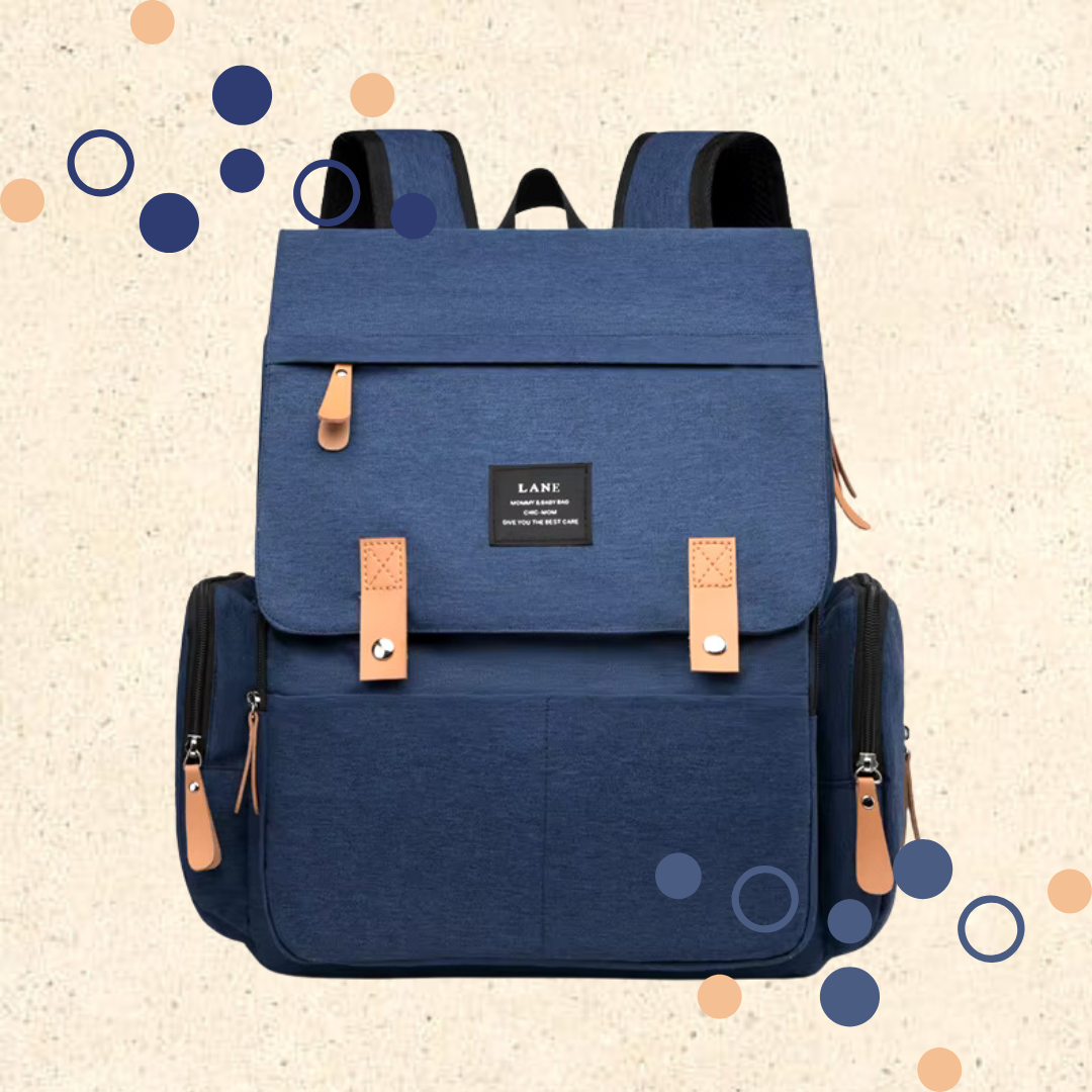 PRE-ORDER - Little Locals Diaper Rucksack - Navy + Navy