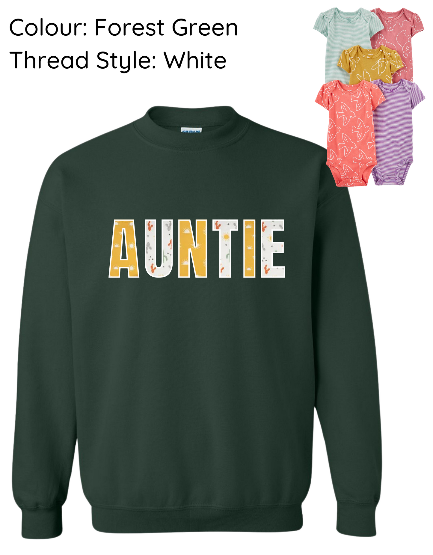 !! LIMITED TIME ONLY !! AUNTIE CUSTOM KEEPSAKE CREWNECK SWEATSHIRT