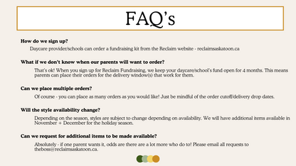 Reclaim MBK Fundraising Program - Starter Package
