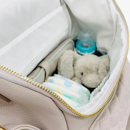 Bellaboo Boutique - Bellaboo Lily Diaper Bag - Mocha