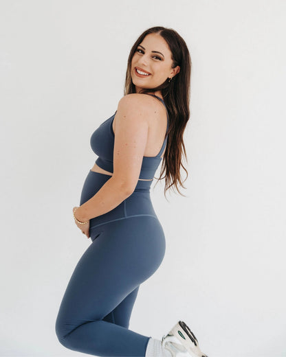 AXK Maternity - Core Curve Legging - Blue