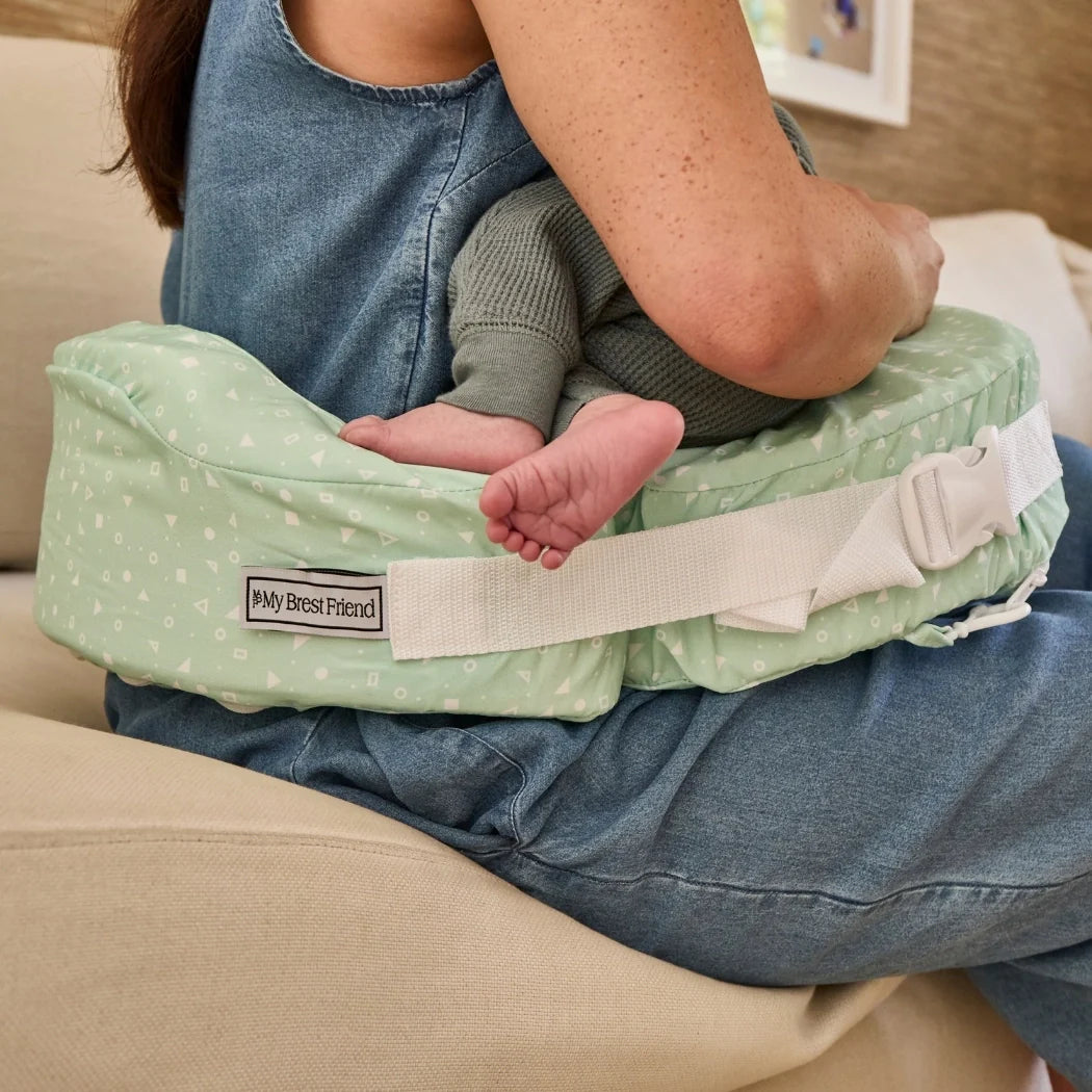 My Brest Friend - Original Nursing Pillow - Mint Geo