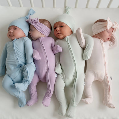 Pip + Phee - Bamboo Footed Sleeper - Iced Lavender