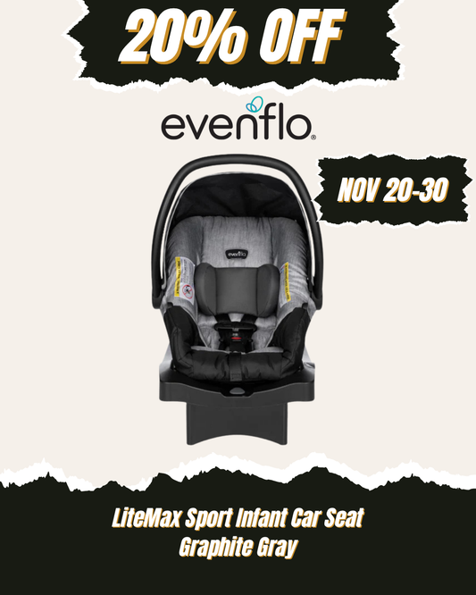 Evenflo - LiteMax Sport Infant Car Seat (Graphite Gray)