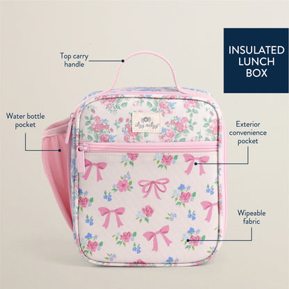 Itzy Ritzy - Lunch Kit/Bottle Bag - Strawberries + Cream