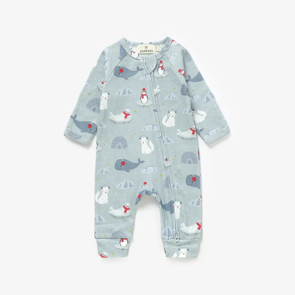 Arctic Friends Organic Cotton Two-Piece Pajama Set | Burbaby
