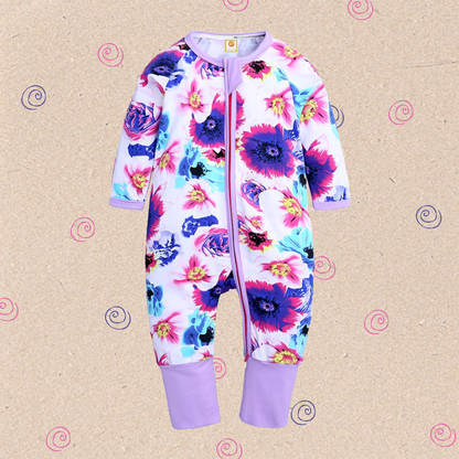 Little Locals - 🚨 IN STORE NOW 🚨  Little Locals Romper - ELECTRIC FLOWERS