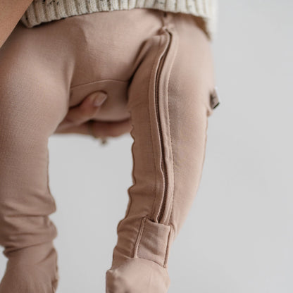 Pip + Phee - Bamboo Footed Sleeper - Hazelnut
