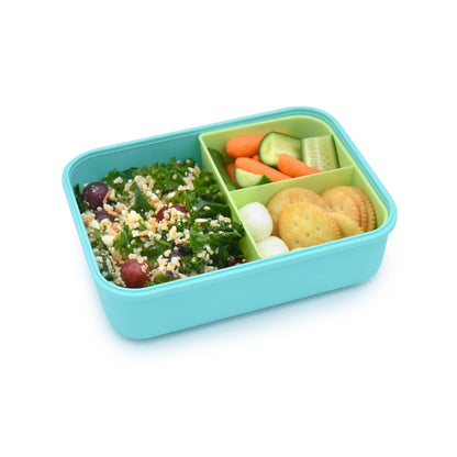 Melii - Bento Box with Removable Compartments: 800ml pink purple grey
