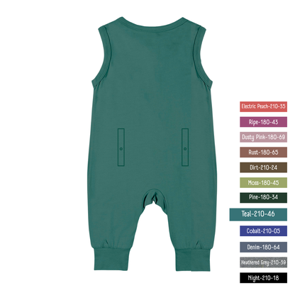 Little Locals PALS Sleep + Play Underalls - Teal