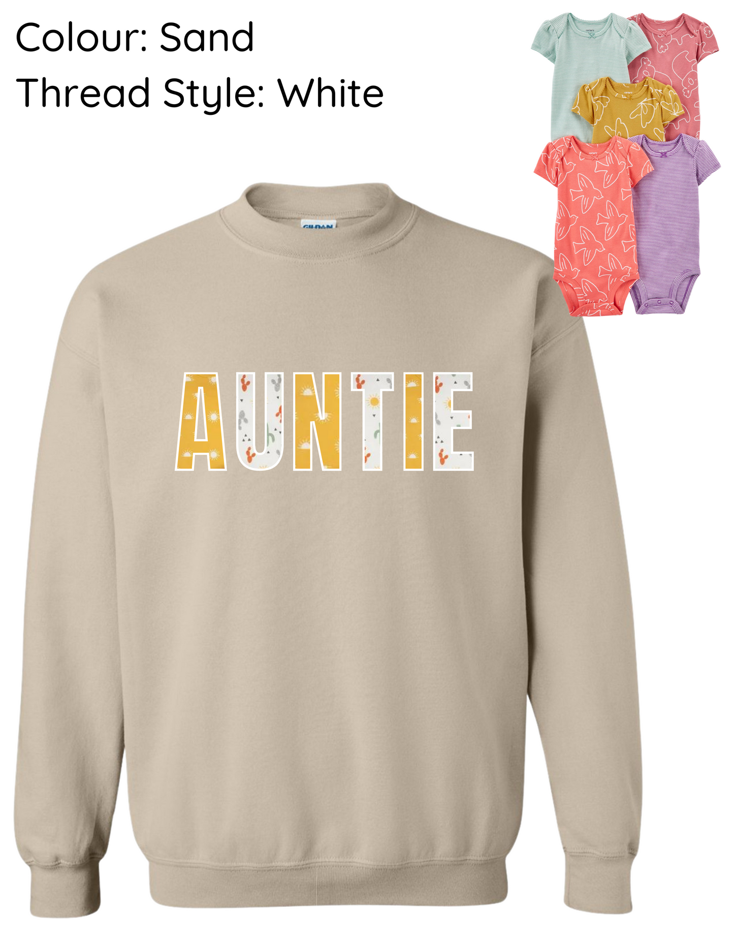 !! LIMITED TIME ONLY !! AUNTIE CUSTOM KEEPSAKE CREWNECK SWEATSHIRT