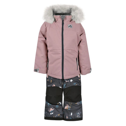 Perlimpinpin - Two Piece Kid Snowsuit - Peony