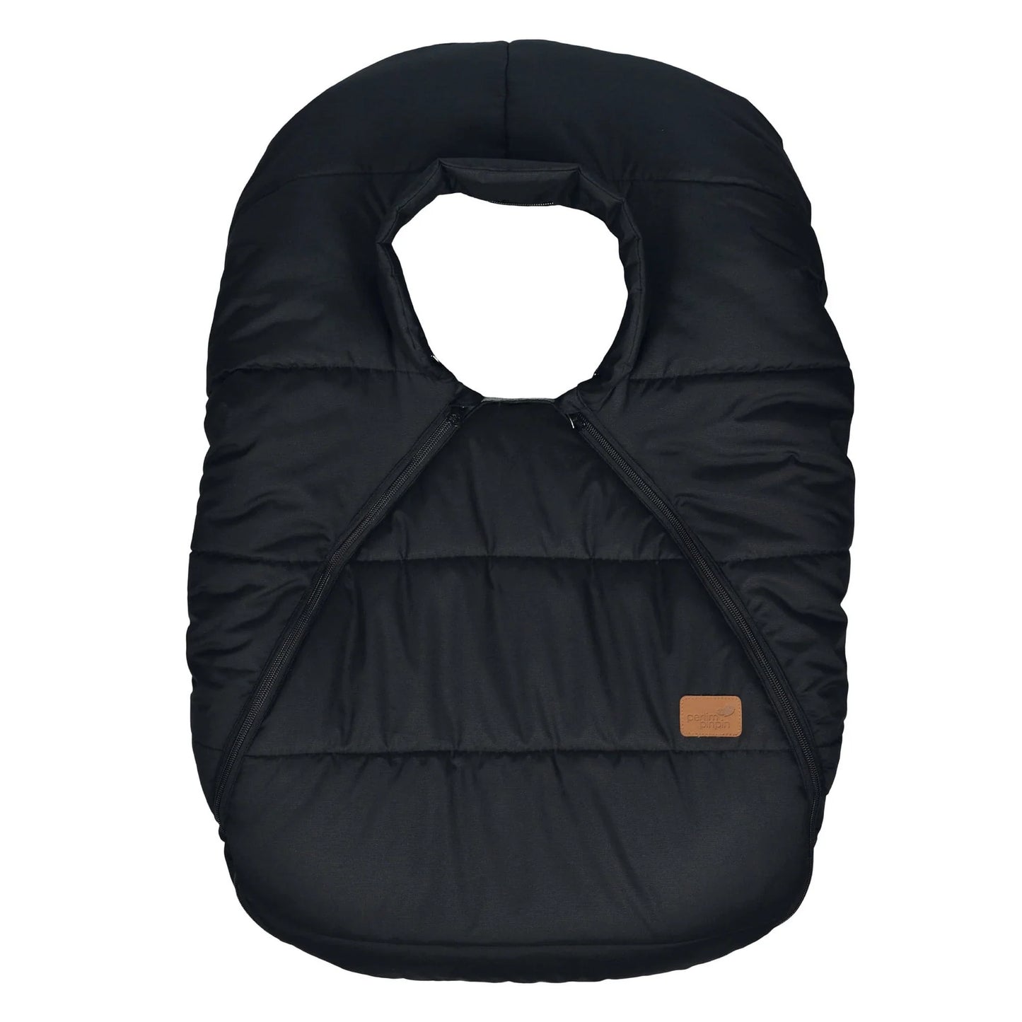 Perlimpinpin - Winter Elastic-Fitted Car Seat Cover - Black