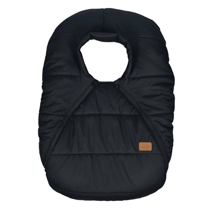 Perlimpinpin - Winter Elastic-Fitted Car Seat Cover - Black