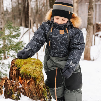 Perlimpinpin - One Piece Toddler Snowsuit - Animals