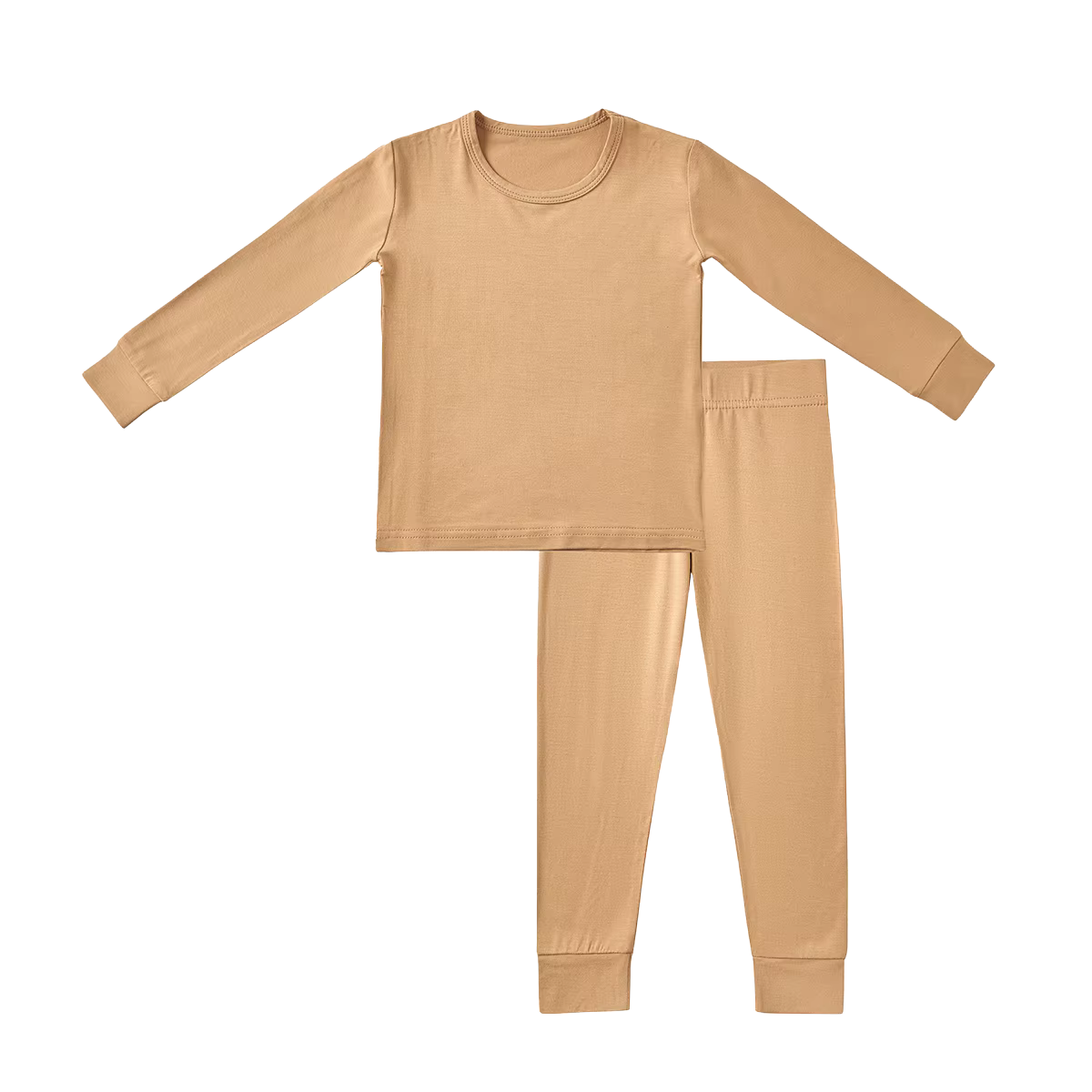 Camel - Long Sleeve/Pant Set Bamboo Sleep + Play Matching Set