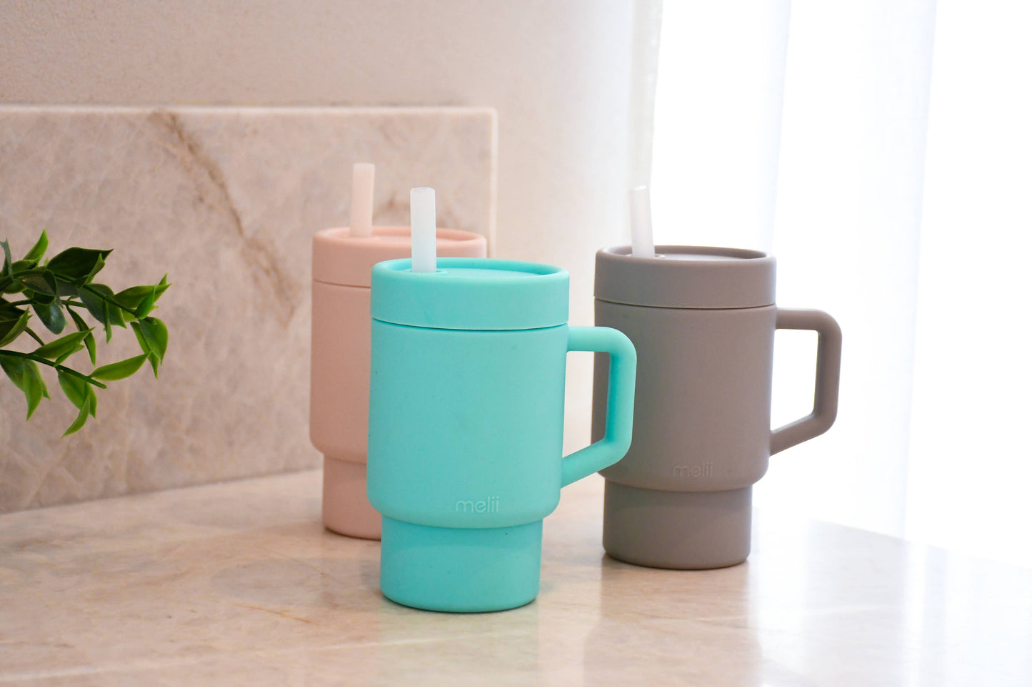 melii - Silicone Tumblers: Pink