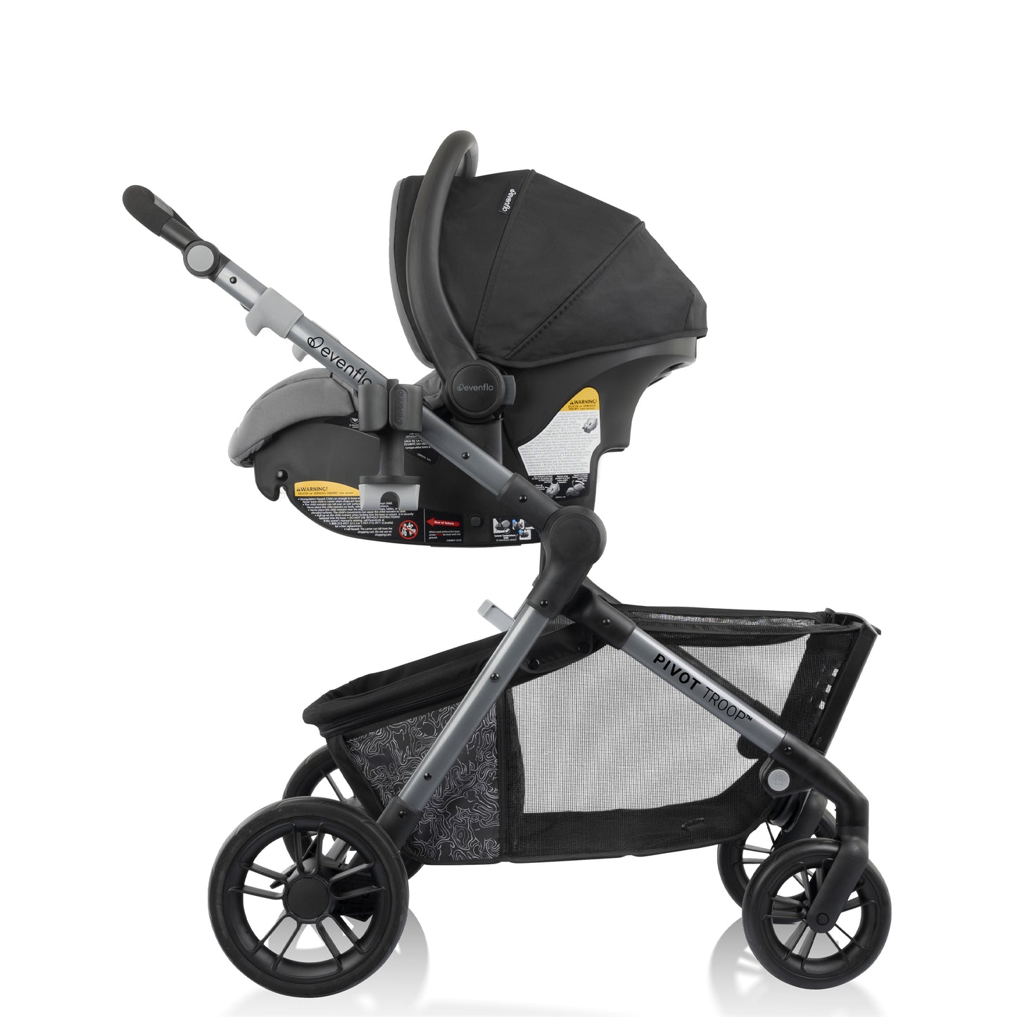 Evenflo - Pivot Troop Child and Pet Modular Travel System (Rhodesboro Black)