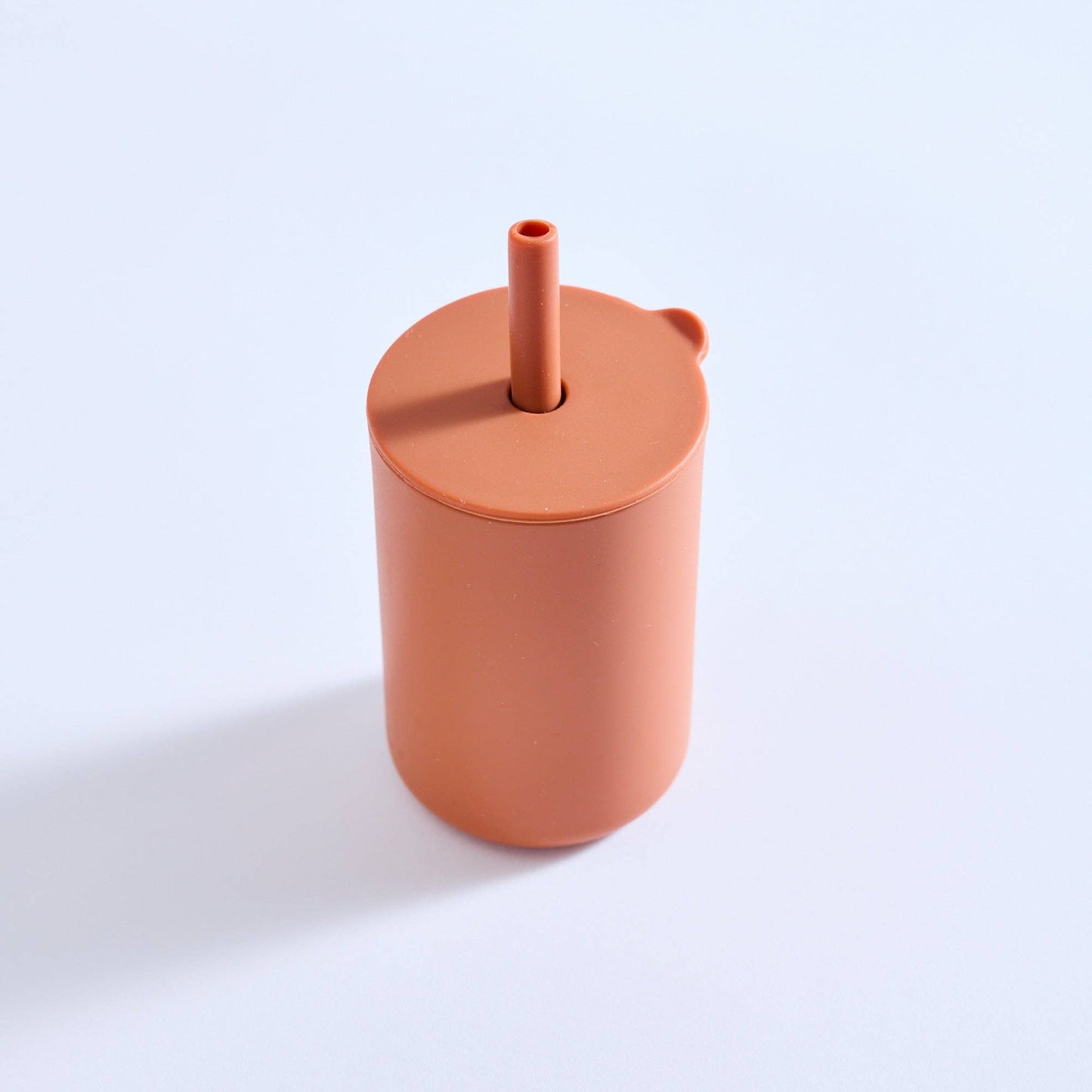 Milk Addict - Milk Addict Silicone Cup And Straw Set: Mauve