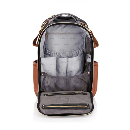 Itzy Ritzy - Coffee + Cream Boss Plus Backpack Diaper Bag