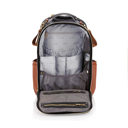 Itzy Ritzy - Coffee + Cream Boss Plus Backpack Diaper Bag