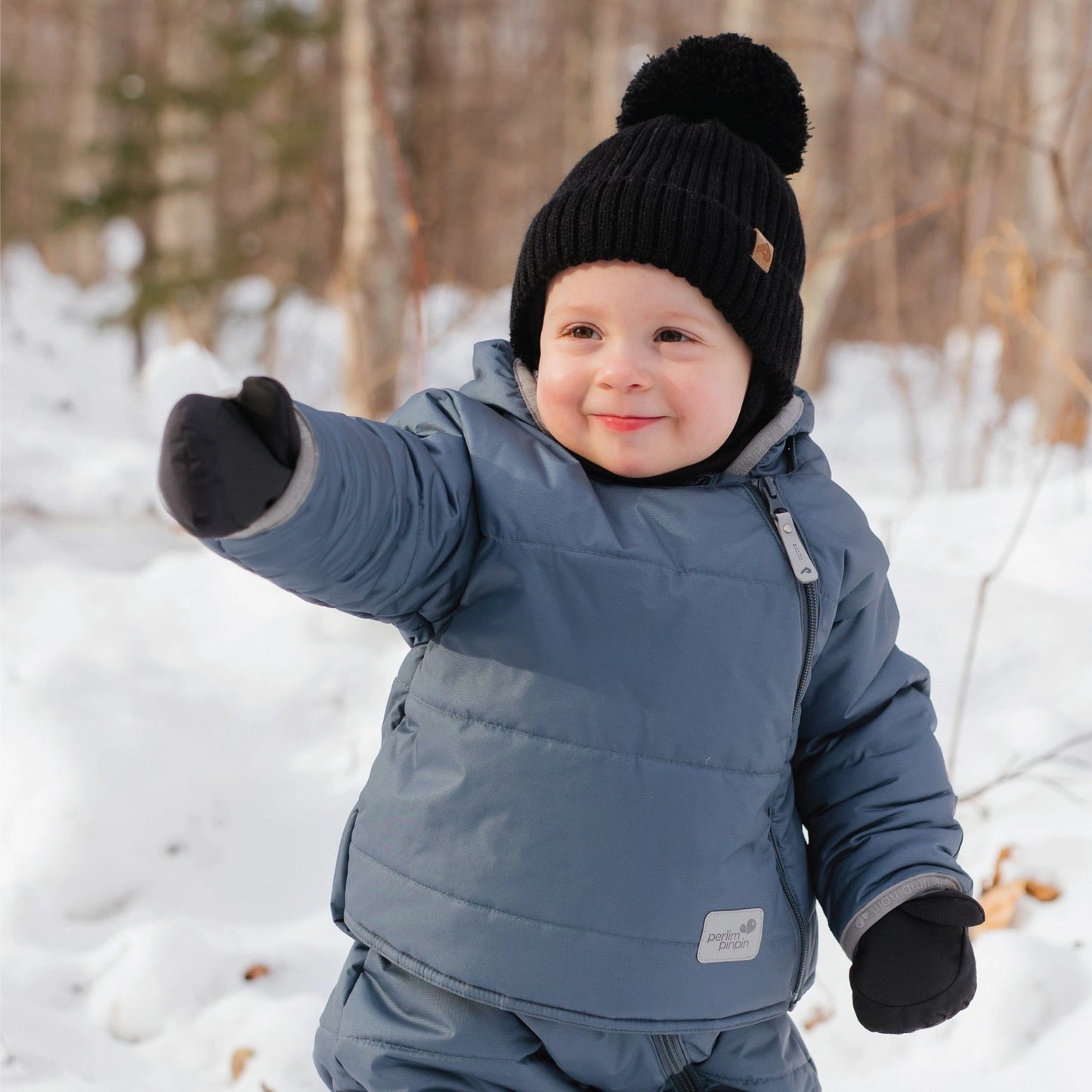 Perlimpinpin - Winter Mitts - Black