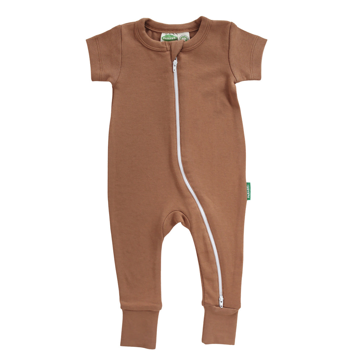 Parade Organics "2-Way" Zip Romper Short Sleeve