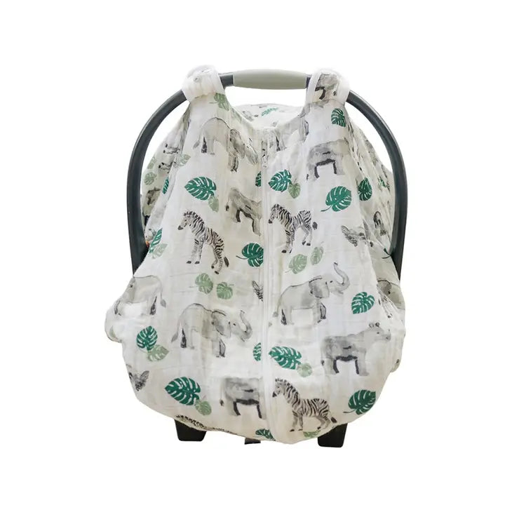 Bebe au lait outlet muslin car seat cover