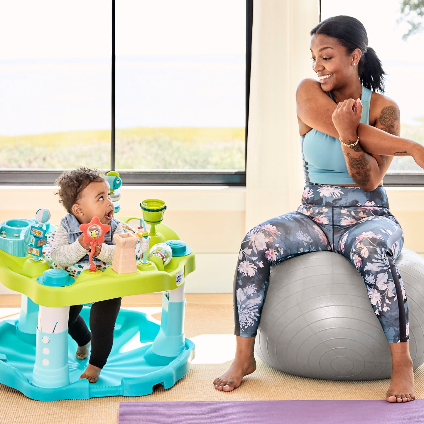 Evenflo - ExerSaucer Seaside Splash Activity Center