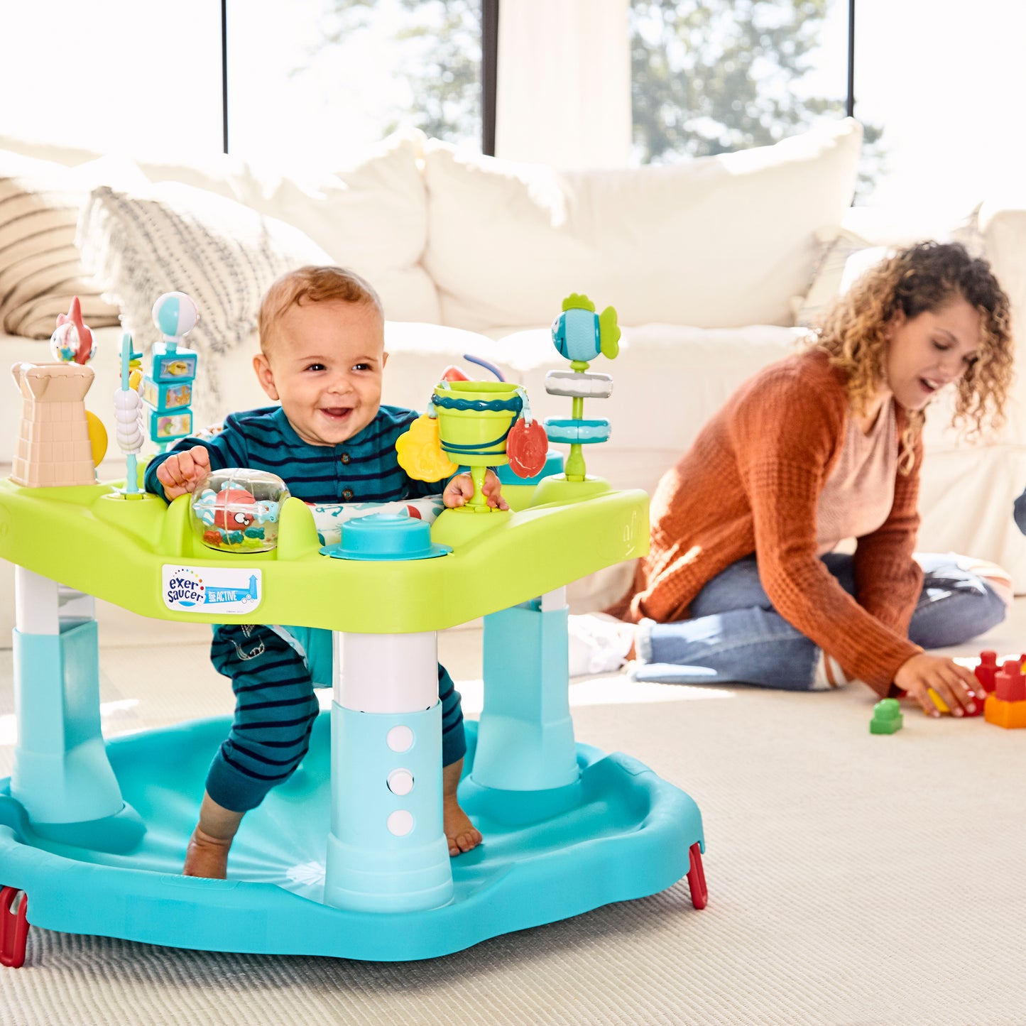 Evenflo - ExerSaucer Seaside Splash Activity Center