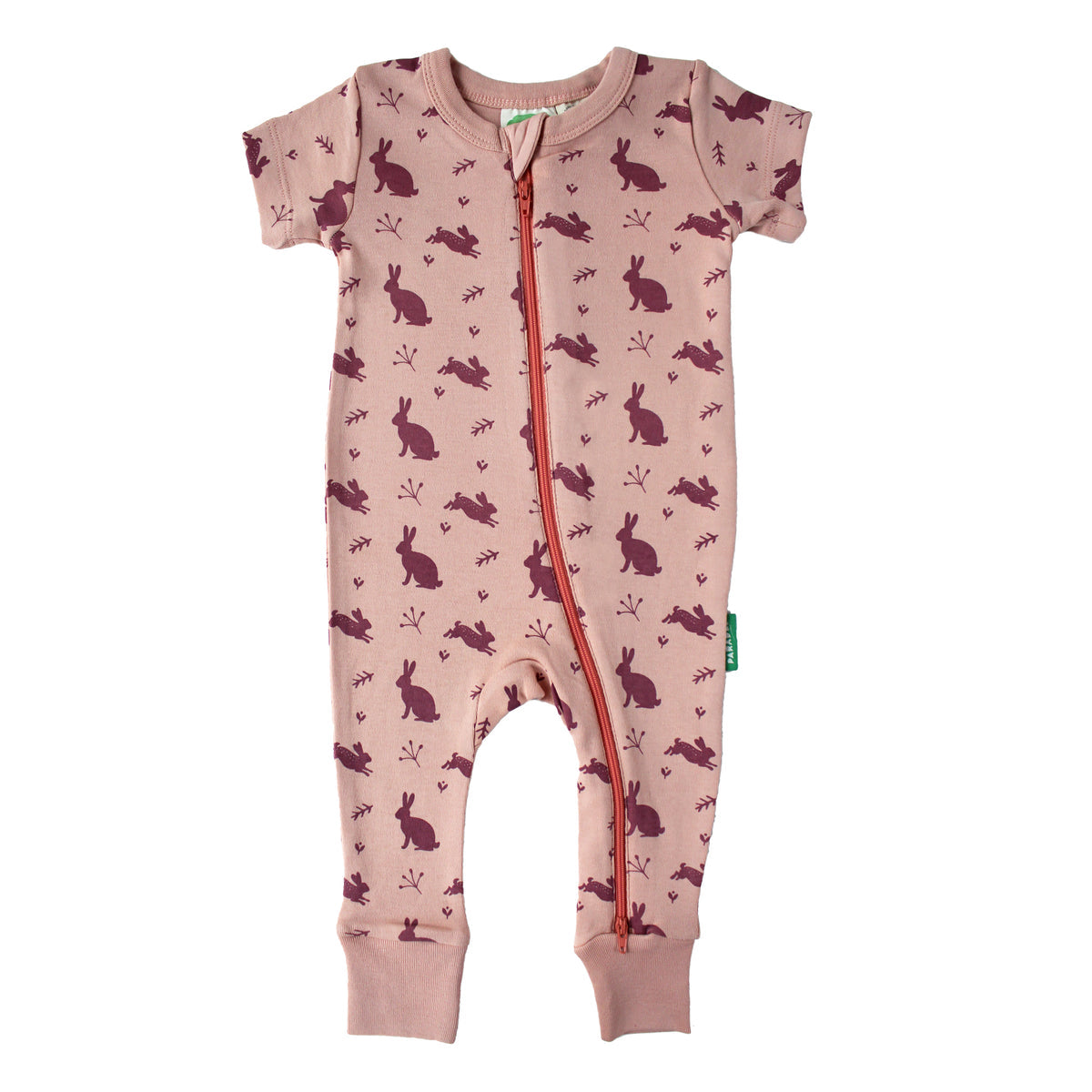 Parade Organics "2-Way" Zip Romper Short Sleeve