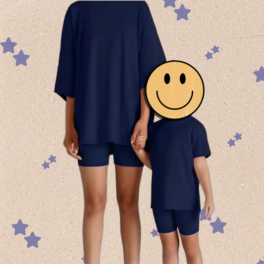 🚨 IN STORE NOW 🚨 Little Locals Mama + Me Matching Set - NAVY