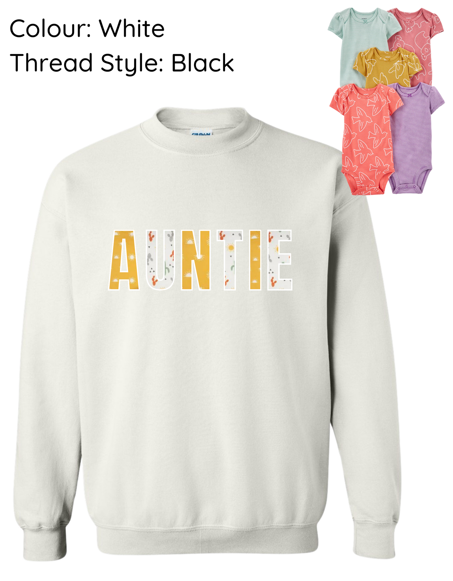 !! LIMITED TIME ONLY !! AUNTIE CUSTOM KEEPSAKE CREWNECK SWEATSHIRT