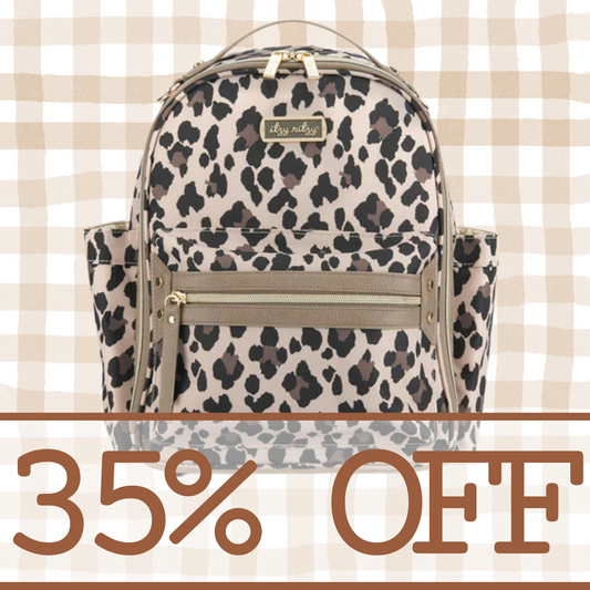 Itzy Ritzy - Leopard Itzy Mini™ Diaper Bag Backpack