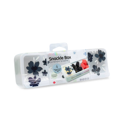 Melii - 4 Compartment Snackle: Blue