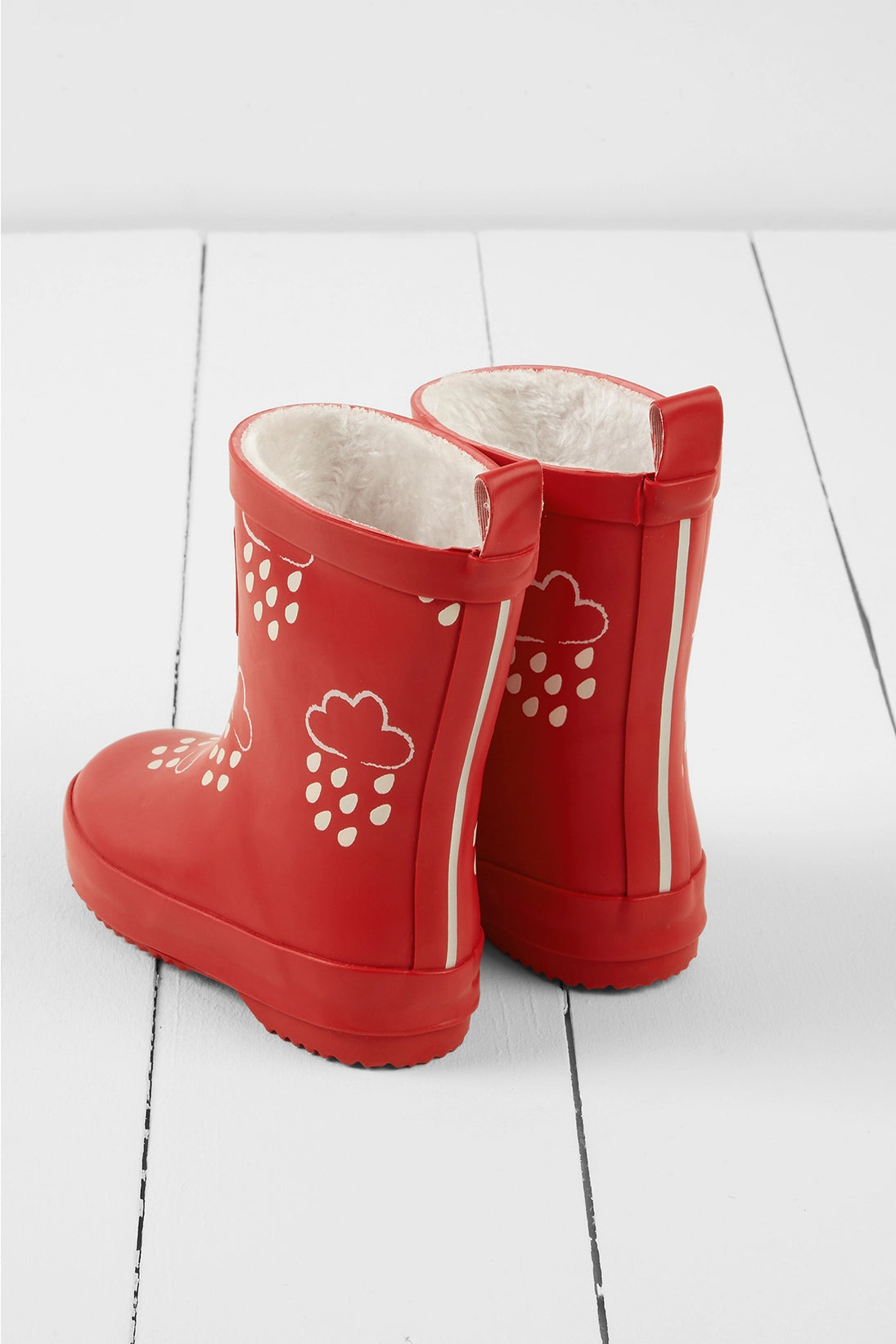 Grass & Air - Colour Changing Rain Boots (Wellies) - Ruby Red