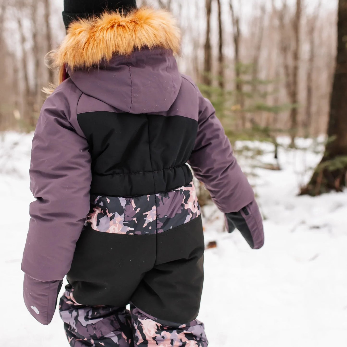 Perlimpinpin - One Piece Toddler Snowsuit - Abstract