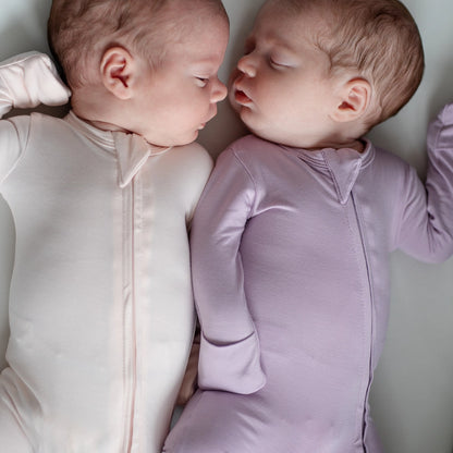 Pip + Phee - Bamboo Footed Sleeper - Iced Lavender
