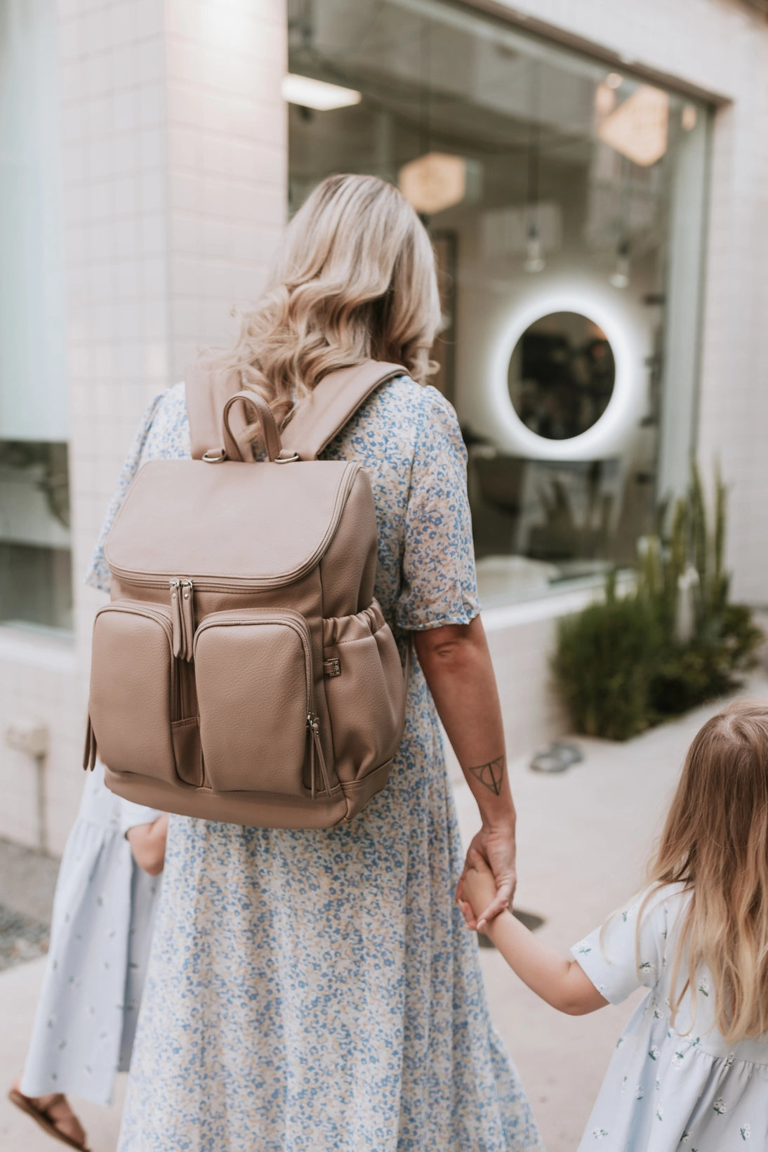 OiOi - Signature Nappy Backpack - Oat