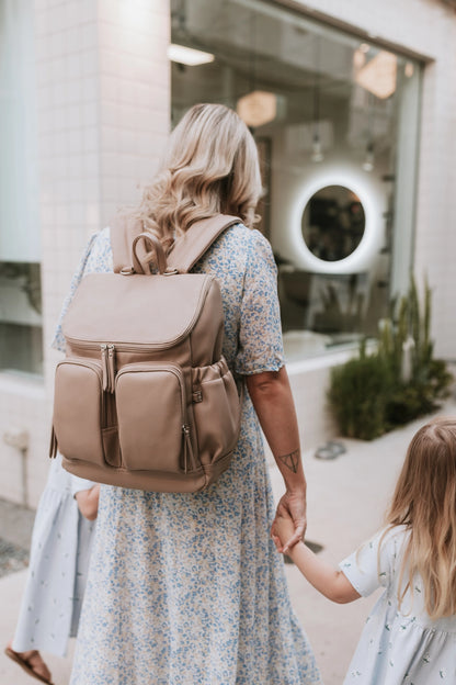 OiOi - Signature Nappy Backpack - Oat