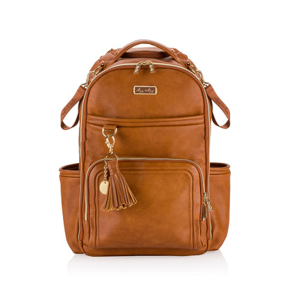 Itzy Ritzy - Cognac Boss Plus Backpack Diaper Bag