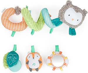 Ingenuity - Nally and Friends Spiral Activity Toy Bar