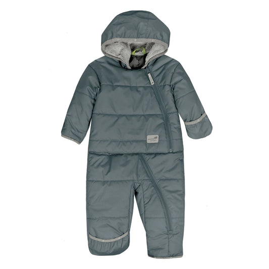 Perlimpinpin - CAR SEAT SAFE - One Piece Baby Snowsuit - Stark