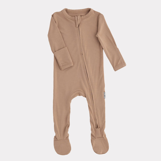 Pip + Phee - Bamboo Footed Sleeper - Hazelnut
