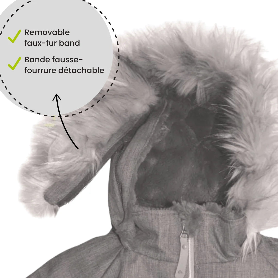 Perlimpinpin - Two Piece Kid Snowsuit - Peony